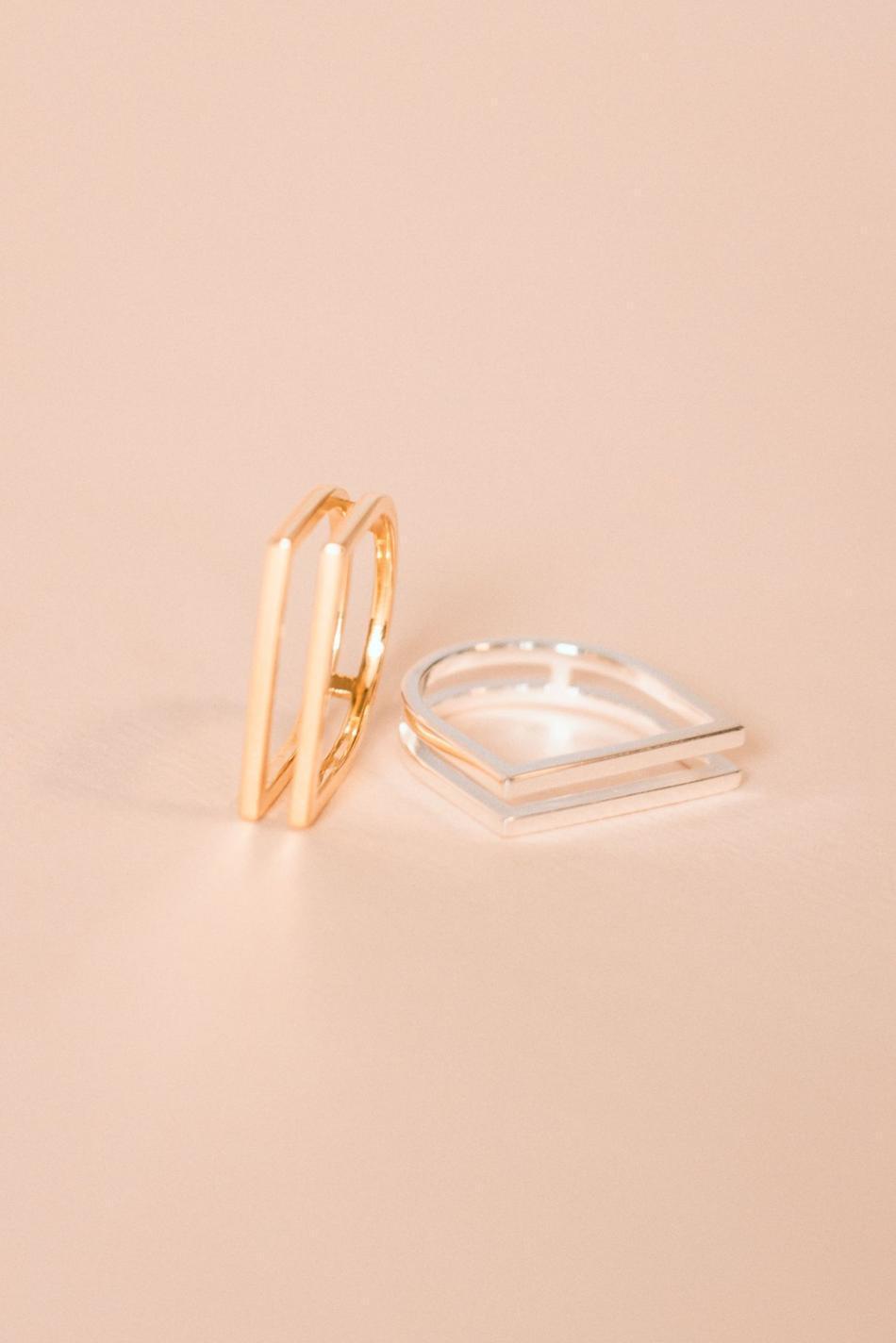 Gold Parallel Ring