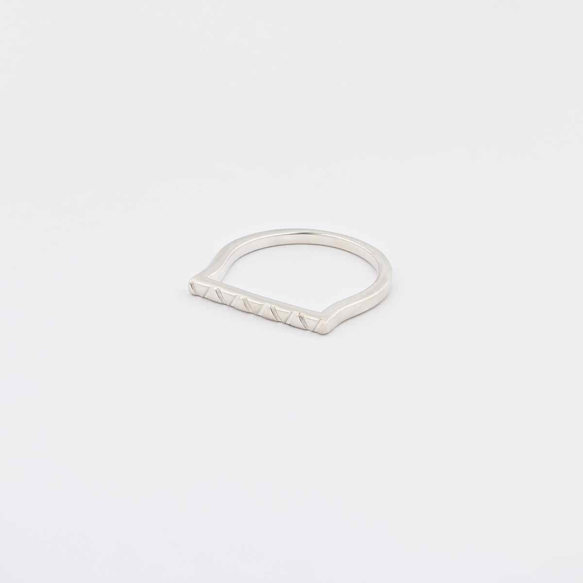Silver V Ring