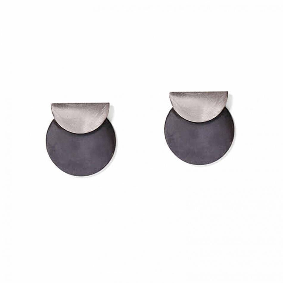 Charcoal & Silver Full & Half Disc