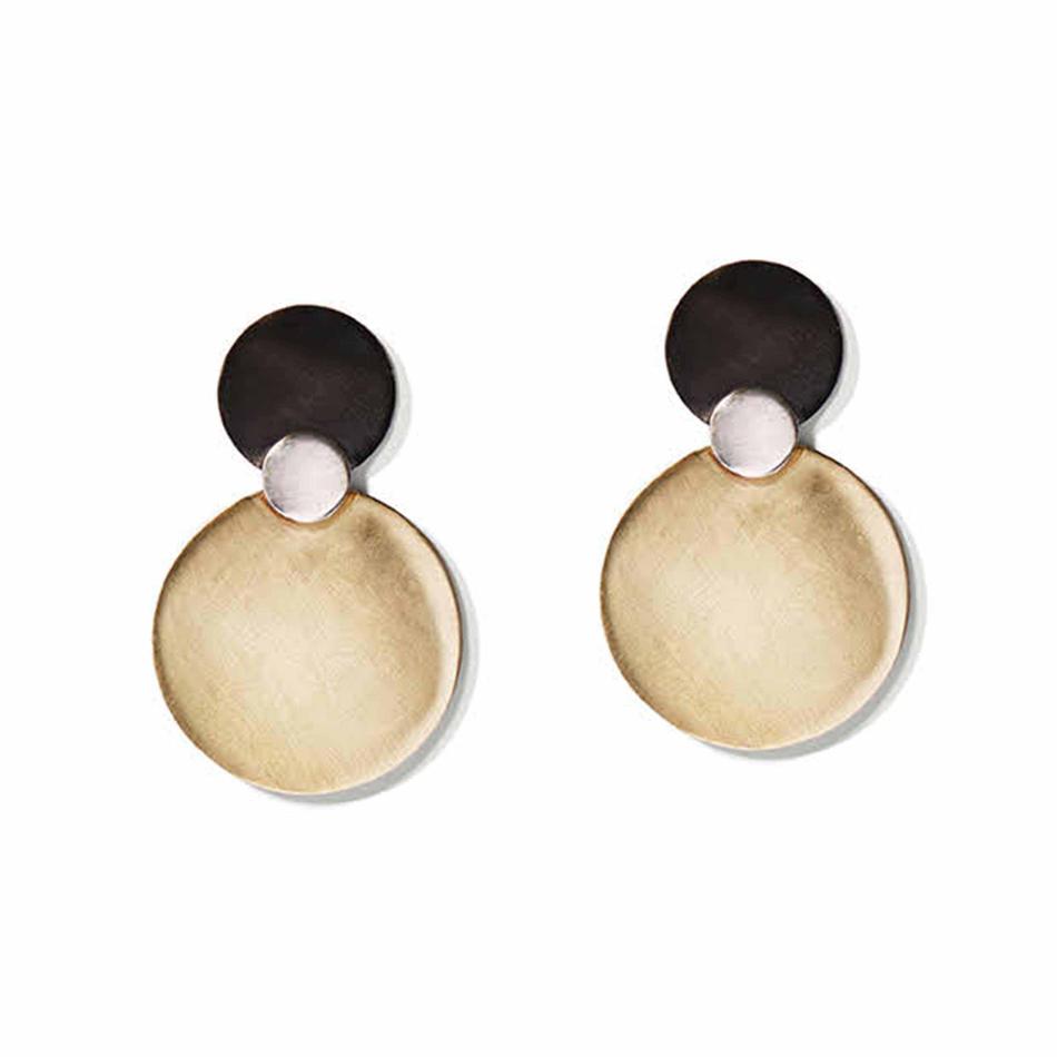 Charcoal & Gold Triple Disc
