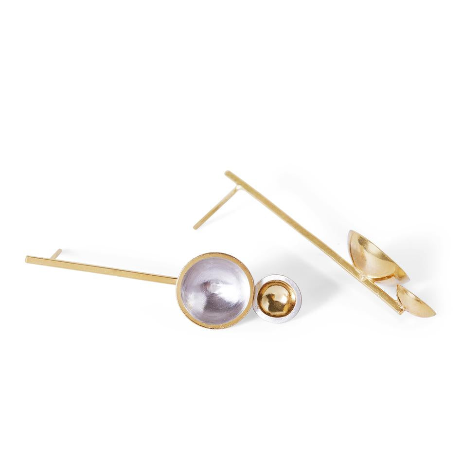 Gold & Silver Double Dome Drops