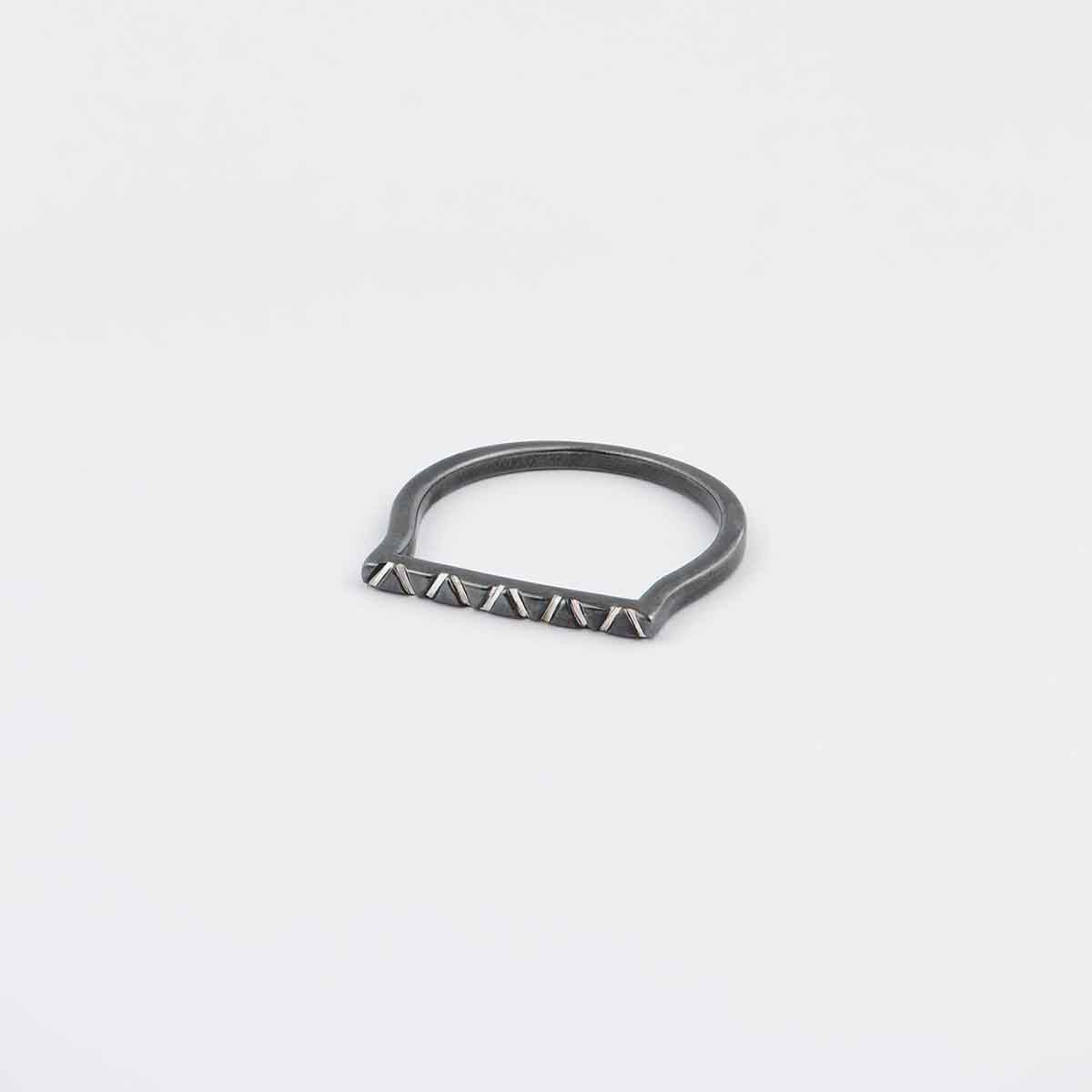 Charcoal V Ring