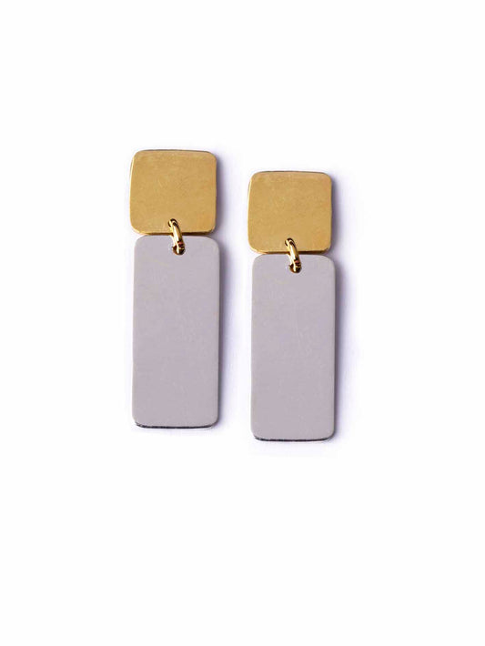 Jane Silver & Gold Earrings