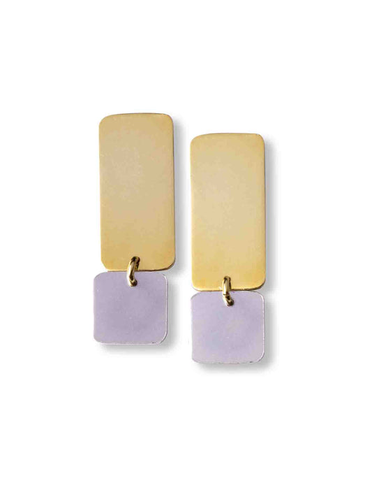Jane Gold & Silver Earrings