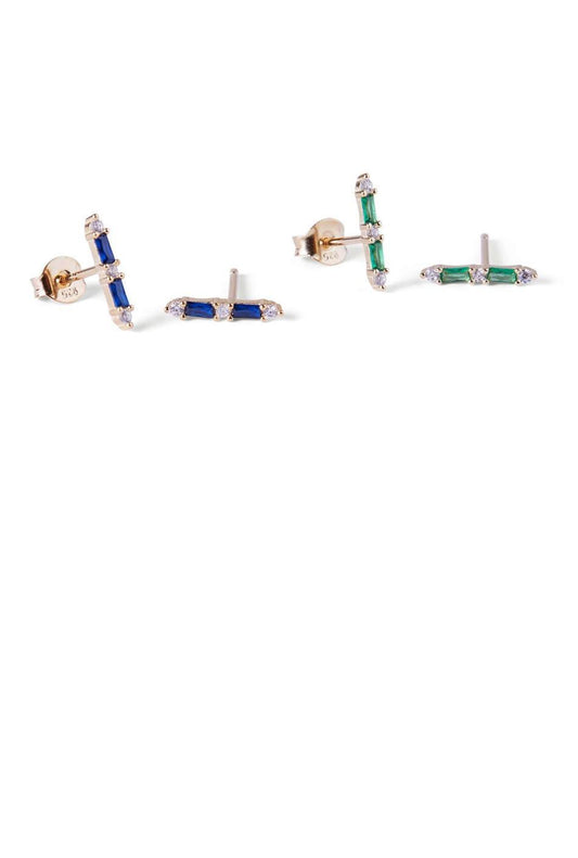 Double petite studs