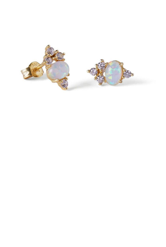 Opal Petite Studs