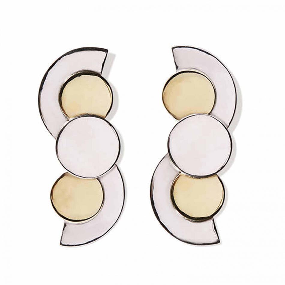 Silver Art Deco Curves